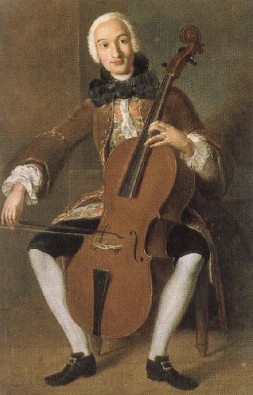 Johann Wolfgang von Goethe who worked in vienna and madrid. he was a fine cellist Spain oil painting art